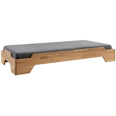 Höffner Stapelbett aus Massivholz Denver ¦ holzfarben ¦ Maße (cm): B: 95 H: 26 Höffner Stapelbett aus Massivholz Denver ¦ holzfarben ¦ Maße (cm): B: 95 H: 26