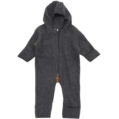 Höffner Merino Baby Overall Wollfleece ¦ schwarz Höffner Merino Baby Overall Wollfleece ¦ schwarz