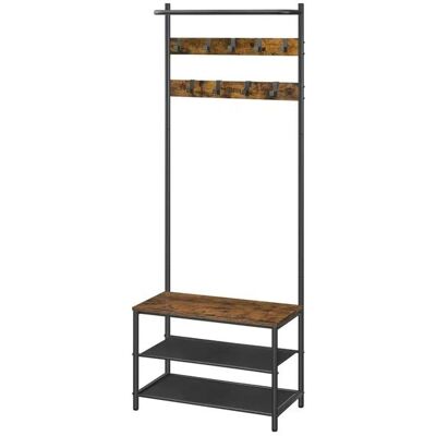 Höffner Kompaktgarderobe Bont ¦ braun ¦ Maße (cm): B: 64 H: 180 Höffner Kompaktgarderobe Bont ¦ braun ¦ Maße (cm): B: 64 H: 180