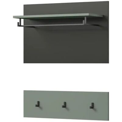 Höffner Garderobenpaneel ¦ grau ¦ Holzwerkstoff ¦ Maße (cm): B: 73 H: 80 Höffner Garderobenpaneel ¦ grau ¦ Holzwerkstoff ¦ Maße (cm): B: 73 H: 80