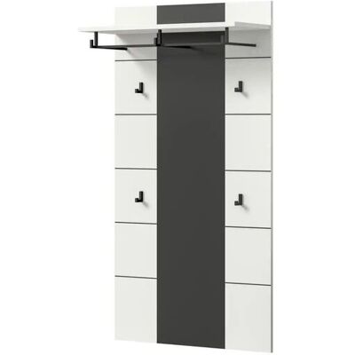 Höffner Garderobenpaneel ¦ grau ¦ Holzwerkstoff ¦ Maße (cm): B: 80 H: 145 Höffner Garderobenpaneel ¦ grau ¦ Holzwerkstoff ¦ Maße (cm): B: 80 H: 145