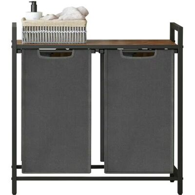 Höffner Wäschekorb ¦ grau ¦ Stoff ¦ Maße (cm): B: 73 H: 72 Höffner Wäschekorb ¦ grau ¦ Stoff ¦ Maße (cm): B: 73 H: 72