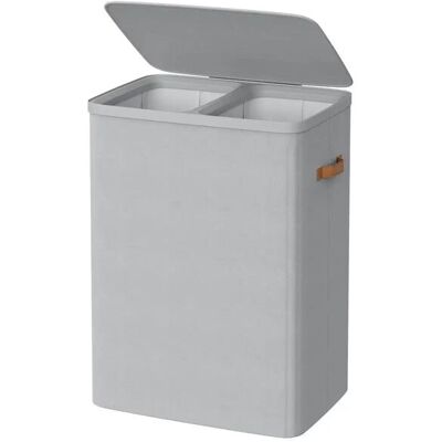 Höffner Wäschekorb ¦ grau ¦ Stoff ¦ Maße (cm): B: 56 H: 75 Höffner Wäschekorb ¦ grau ¦ Stoff ¦ Maße (cm): B: 56 H: 75