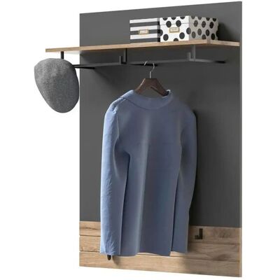 Höffner Kompaktgarderobe Mason ¦ grau ¦ Maße (cm): B: 90 H: 117 T: 25.0 Höffner Kompaktgarderobe Mason ¦ grau ¦ Maße (cm): B: 90 H: 117 T: 25.0