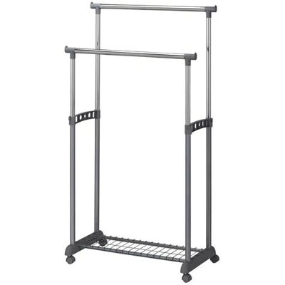 Höffner Kleiderständer Anastasia ¦ grau ¦ Metallrohr,Kunststoff ¦ Maße (cm): B: 83 H: Höffner Kleiderständer Anastasia ¦ grau ¦ Metallrohr,Kunststoff ¦ Maße (cm): B: 83 H: