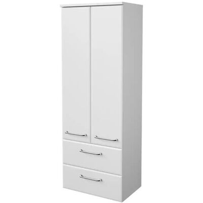 Pelipal Filo Weiß Midischrank - 2 Schubladen & 2 Türen - Badezimmer Pelipal Filo Weiß Midischrank - 2 Schubladen & 2 Türen - Badezimmer