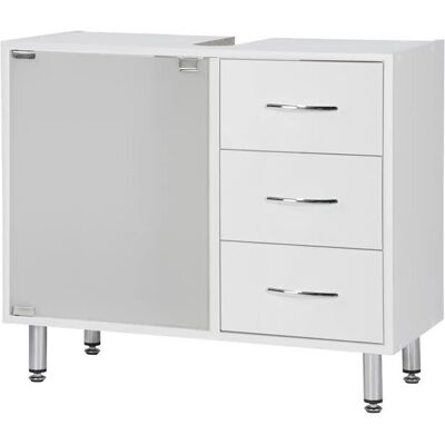 Sconto Waschbeckenunterschrank Weiz weiß - Badezimmermöbel Sconto Waschbeckenunterschrank Weiz weiß - Badezimmermöbel