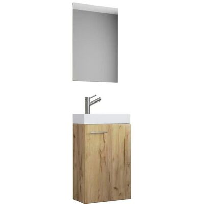 Höffner Badkombination ¦ holzfarben ¦ Maße (cm): B: 41 H: 130 Höffner Badkombination ¦ holzfarben ¦ Maße (cm): B: 41 H: 130