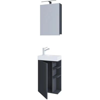 VCM Lumia Badezimmermöbel-Set - Anthrazit VCM Lumia Badezimmermöbel-Set - Anthrazit