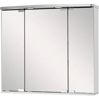 JOKEY Doro LED Spiegelschrank - 3 Türen, 67,4cm, Hochglanz MDF JOKEY Doro LED Spiegelschrank - 3 Türen, 67,4cm, Hochglanz MDF