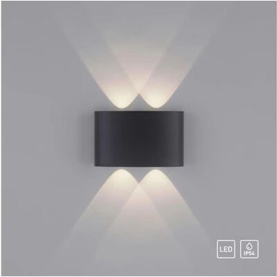 Paul Neuhaus Wandleuchte - Carlo Anthrazit IP54 LED Außenlampe Paul Neuhaus Wandleuchte - Carlo Anthrazit IP54 LED Außenlampe