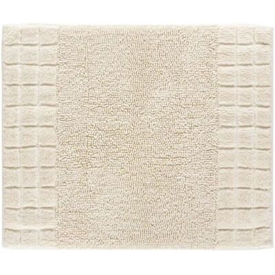 Grund Badematte ¦ creme ¦ 100% Baumwolle ¦ Maße (cm): B: 50 H: 1,8 Grund Badematte ¦ creme ¦ 100% Baumwolle ¦ Maße (cm): B: 50 H: 1,8