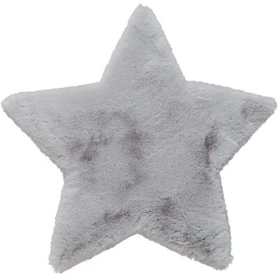 Höffner Kinderteppich Stern ¦ grau ¦ Synthetische Fasern ¦ Maße (cm): B: 60 Höffner Kinderteppich Stern ¦ grau ¦ Synthetische Fasern ¦ Maße (cm): B: 60
