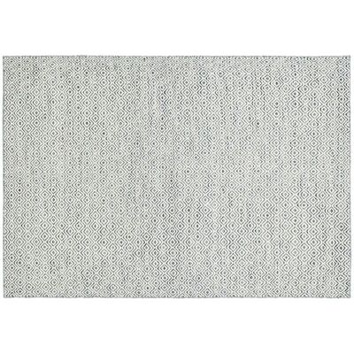 THEKO Wollteppich Trondheim - Wolle, 55x80 cm, Flachgewebe, Grau - Teppich THEKO Wollteppich Trondheim - Wolle, 55x80 cm, Flachgewebe, Grau - Teppich