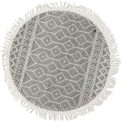 TOM TAILOR HOME Farbiger Makramee-Teppich - Rund, 140cm TOM TAILOR HOME Farbiger Makramee-Teppich - Rund, 140cm