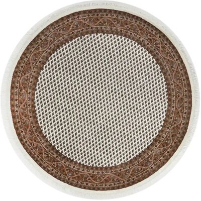 THEKO Orientteppich Chandi Mir ¦ creme ¦ Wolle ¦ Maße (cm): B: 100 H: 1,2 THEKO Orientteppich Chandi Mir ¦ creme ¦ Wolle ¦ Maße (cm): B: 100 H: 1,2