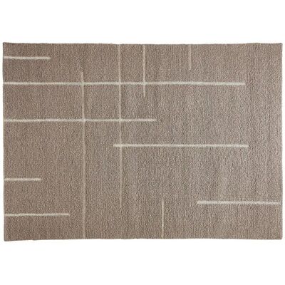 Höffner Handweb-Teppich Boutique ¦ braun ¦ Wolle,Baumwolle ¦ Maße (cm): B: 70 Höffner Handweb-Teppich Boutique ¦ braun ¦ Wolle,Baumwolle ¦ Maße (cm): B: 70