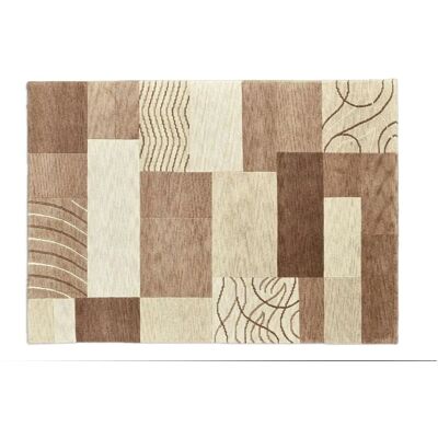 THEKO Wollteppich Domas - Handgeknüpft, Patchwork THEKO Wollteppich Domas - Handgeknüpft, Patchwork