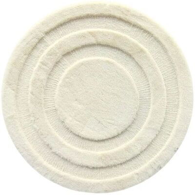 LevelOne Webteppich Bunny Circles ¦ beige ¦ Synthetische Fasern Ø: 70 LevelOne Webteppich Bunny Circles ¦ beige ¦ Synthetische Fasern Ø: 70