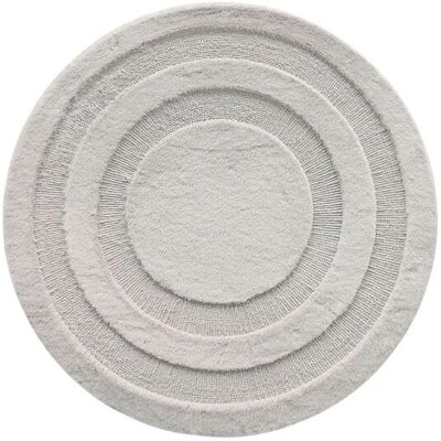 LevelOne Webteppich Bunny Circles ¦ grau ¦ Synthetische Fasern Ø: 70 LevelOne Webteppich Bunny Circles ¦ grau ¦ Synthetische Fasern Ø: 70