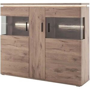uno Highboard Kataros ¦ holzfarben ¦ Maße (cm): B: 150 H: 124 T: 38.0 uno Highboard Kataros ¦ holzfarben ¦ Maße (cm): B: 150 H: 124 T: 38.0
