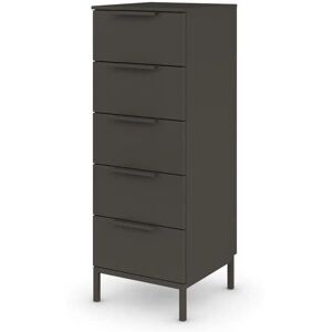 Höffner Kommode Frome ¦ schwarz ¦ Maße (cm): B: 40 H: 111 Höffner Kommode Frome ¦ schwarz ¦ Maße (cm): B: 40 H: 111