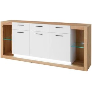 Höffner Sideboard Busso ¦ braun ¦ Maße (cm): B: 198 H: 83 T: 43.0 Höffner Sideboard Busso ¦ braun ¦ Maße (cm): B: 198 H: 83 T: 43.0