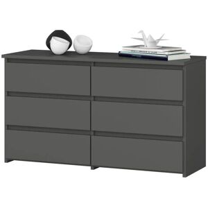 Höffner Kommode Carla ¦ grau ¦ Maße (cm): B: 100 H: 57 Höffner Kommode Carla ¦ grau ¦ Maße (cm): B: 100 H: 57