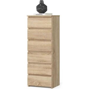 Höffner Kommode mit 6 Schubladen Carlo ¦ holzfarben ¦ Maße (cm): B: 40 H: 109 Höffner Kommode mit 6 Schubladen Carlo ¦ holzfarben ¦ Maße (cm): B: 40 H: 109