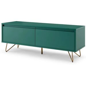 SALESFEVER Grüner Skandinavischer Sideboard mit Messingakzenten - Sideboard SALESFEVER Grüner Skandinavischer Sideboard mit Messingakzenten - Sideboard