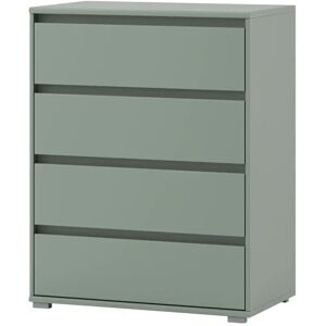 Höffner Kommode Igliano ¦ grün ¦ Maße (cm): B: 80 H: 103 T: 48.0 Höffner Kommode Igliano ¦ grün ¦ Maße (cm): B: 80 H: 103 T: 48.0