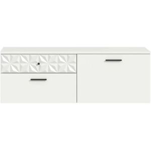Höffner Schuhschrank Prisma ¦ weiß ¦ Maße (cm): B: 110 H: 38 Höffner Schuhschrank Prisma ¦ weiß ¦ Maße (cm): B: 110 H: 38