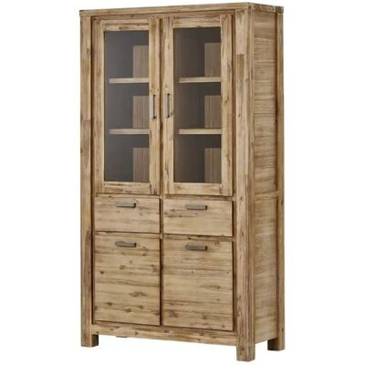 Woodford Vitrine Borneo ¦ holzfarben ¦ Maße (cm): B: 114 H: 200 T: 47.0 Woodford Vitrine Borneo ¦ holzfarben ¦ Maße (cm): B: 114 H: 200 T: 47.0