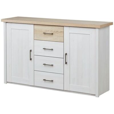Höffner Kommode Lancaster ¦ weiß ¦ Maße (cm): B: 150 H: 90 T: 42.0 Höffner Kommode Lancaster ¦ weiß ¦ Maße (cm): B: 150 H: 90 T: 42.0
