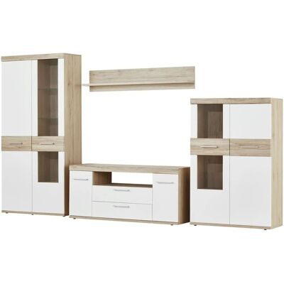 uno Wohnwand Patryk ¦ weiß ¦ Maße (cm): B: 315 H: 187 T: 45.0 uno Wohnwand Patryk ¦ weiß ¦ Maße (cm): B: 315 H: 187 T: 45.0