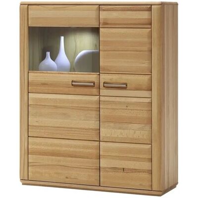Woodford Kombi-Highboard Dio ¦ holzfarben ¦ Maße (cm): B: 107 H: 131 T: 38.0 Woodford Kombi-Highboard Dio ¦ holzfarben ¦ Maße (cm): B: 107 H: 131 T: 38.0