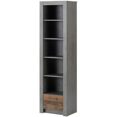 Höffner Standregal Quebec ¦ grau ¦ Maße (cm): B: 54 H: 195,5 T: 39.0 Höffner Standregal Quebec ¦ grau ¦ Maße (cm): B: 54 H: 195,5 T: 39.0