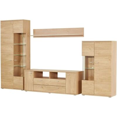 uno Wohnwand Oregon ¦ holzfarben ¦ Maße (cm): B: 320 H: 200 T: 48.0 uno Wohnwand Oregon ¦ holzfarben ¦ Maße (cm): B: 320 H: 200 T: 48.0