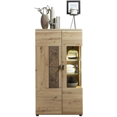 uno Highboard Madera II ¦ holzfarben ¦ Maße (cm): B: 80 H: 148 T: 37.0 uno Highboard Madera II ¦ holzfarben ¦ Maße (cm): B: 80 H: 148 T: 37.0