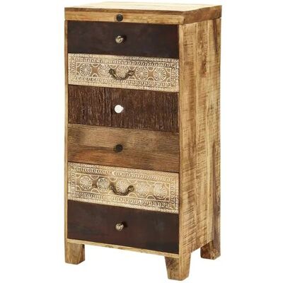 Höffner Kommode Delhi ¦ holzfarben ¦ Maße (cm): B: 60 H: 120 T: 42.0 Höffner Kommode Delhi ¦ holzfarben ¦ Maße (cm): B: 60 H: 120 T: 42.0