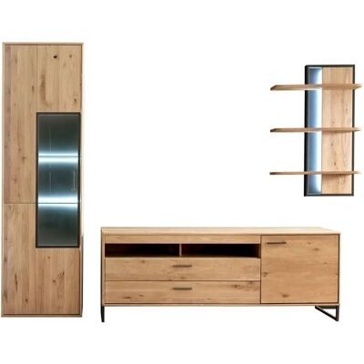 Woodford Wohnkombination Oakland ¦ holzfarben ¦ Maße (cm): B: 298 H: 207 T: Woodford Wohnkombination Oakland ¦ holzfarben ¦ Maße (cm): B: 298 H: 207 T: