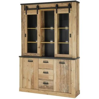 Höffner Buffet Sintra ¦ holzfarben ¦ Maße (cm): B: 132 H: 200 T: 37.0 Höffner Buffet Sintra ¦ holzfarben ¦ Maße (cm): B: 132 H: 200 T: 37.0