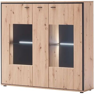 uno Highboard Argon ¦ holzfarben ¦ Maße (cm): B: 153 H: 143 T: 38.0 uno Highboard Argon ¦ holzfarben ¦ Maße (cm): B: 153 H: 143 T: 38.0