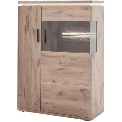 uno Highboard Kataros ¦ holzfarben ¦ Maße (cm): B: 90 H: 124 T: 38.0 uno Highboard Kataros ¦ holzfarben ¦ Maße (cm): B: 90 H: 124 T: 38.0