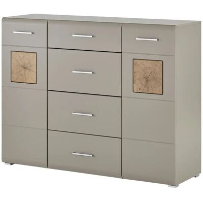 Höffner Kommode Cortina ¦ grau ¦ Maße (cm): B: 140 H: 109 T: 40.0 Höffner Kommode Cortina ¦ grau ¦ Maße (cm): B: 140 H: 109 T: 40.0