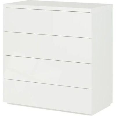 Höffner Kommode Canzo ¦ weiß ¦ Maße (cm): B: 85 H: 88 T: 44.0 Höffner Kommode Canzo ¦ weiß ¦ Maße (cm): B: 85 H: 88 T: 44.0