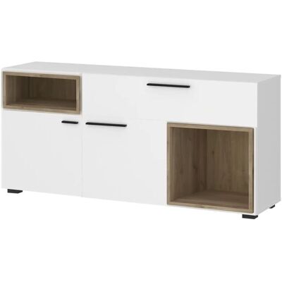 Höffner Kommode Marlow ¦ weiß ¦ Maße (cm): B: 135 H: 65,2 T: 41.6 Höffner Kommode Marlow ¦ weiß ¦ Maße (cm): B: 135 H: 65,2 T: 41.6