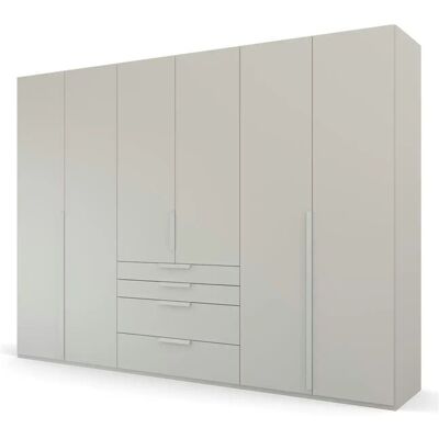 Rauch Purisma Kleiderschrank - 6 Türen, 301cm breit, Grau Rauch Purisma Kleiderschrank - 6 Türen, 301cm breit, Grau