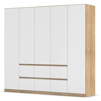 Höffner Drehtürenschrank Wigan ¦ braun ¦ Maße (cm): B: 226 H: 210 Höffner Drehtürenschrank Wigan ¦ braun ¦ Maße (cm): B: 226 H: 210