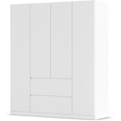 Rauch Mainz Kleiderschrank - Modern, Grifflos, Weiß Rauch Mainz Kleiderschrank - Modern, Grifflos, Weiß